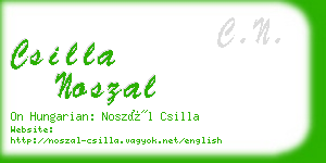 csilla noszal business card